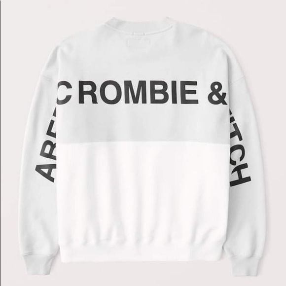 Abercrombie and Fitch Oversized Sweatshirt size XS NWT - Picture 7 of 9